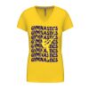 Ladies' short-sleeved V-neck T-shirt Thumbnail