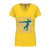 Ladies' short-sleeved V-neck T-shirt Thumbnail