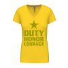 Ladies' short-sleeved V-neck T-shirt Thumbnail