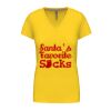 Ladies' short-sleeved V-neck T-shirt Thumbnail