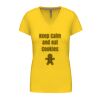 Ladies' short-sleeved V-neck T-shirt Thumbnail
