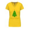 Ladies' short-sleeved V-neck T-shirt Thumbnail